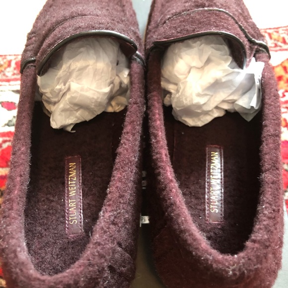 Stuart Weitzman Bromley Shearling Loafers size 9 - Picture 8 of 9